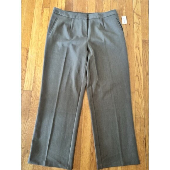 NWT Dressbarn Womens Size 16 Green Pants Trousers Stretch - Picture 1 of 5